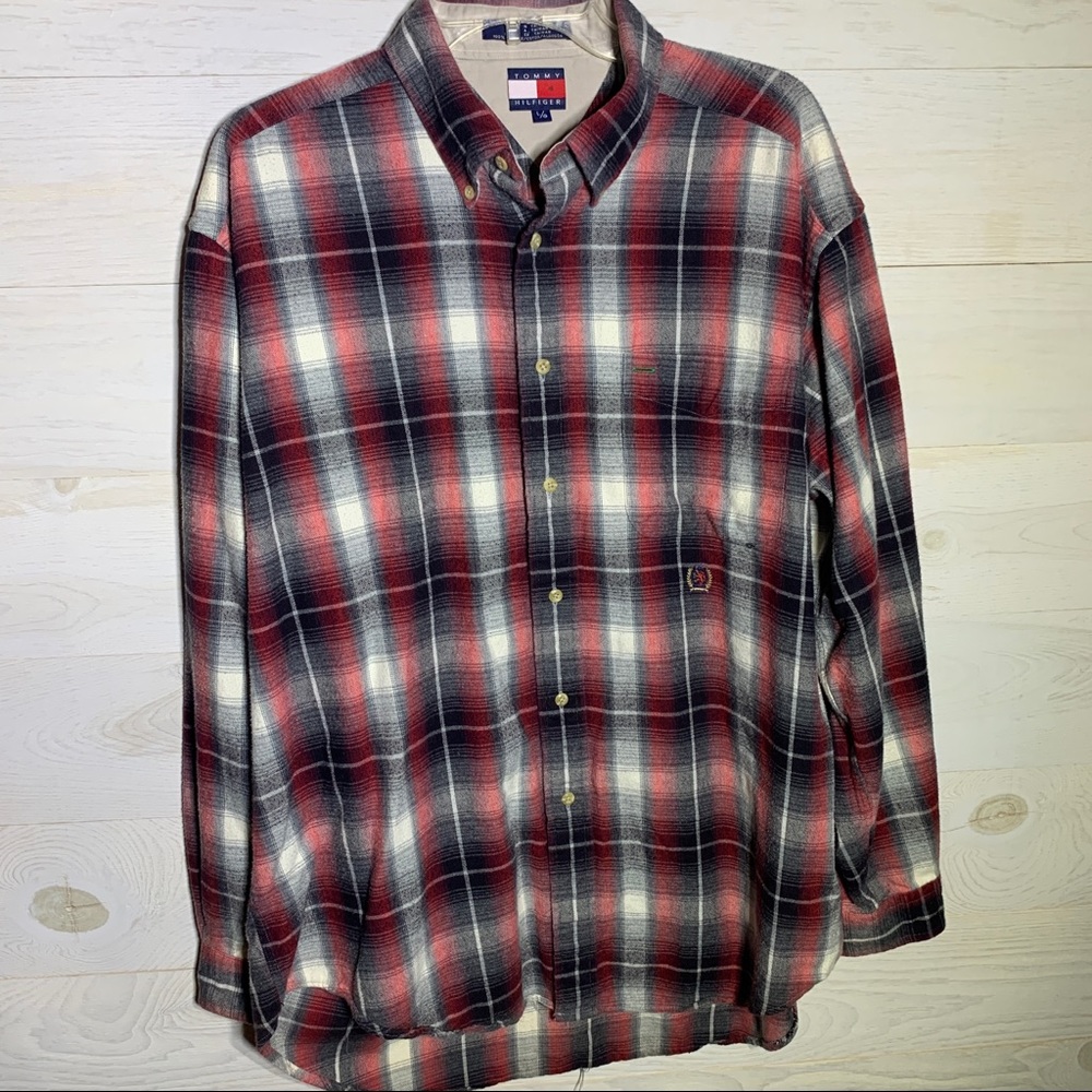Tommy Hilfiger plaid flannel shirt